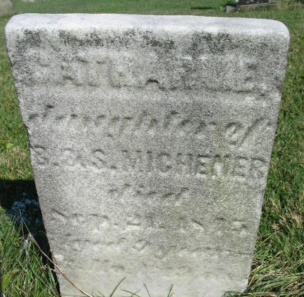Catharine Michener tombstone